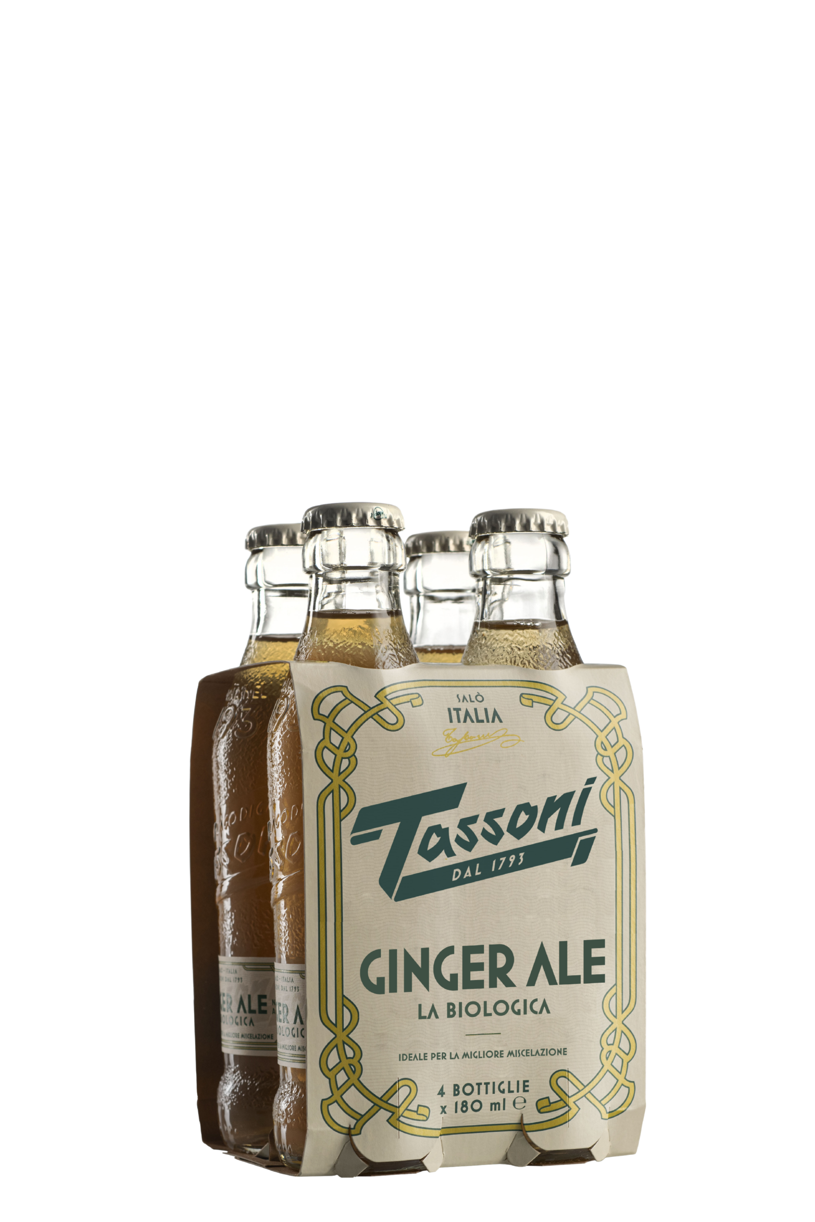 Ginger Ale Organic 'Tassoni' 180ml