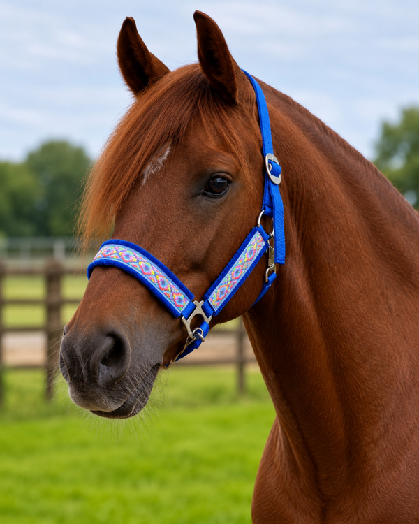 IBIZA halster kobalt blauw