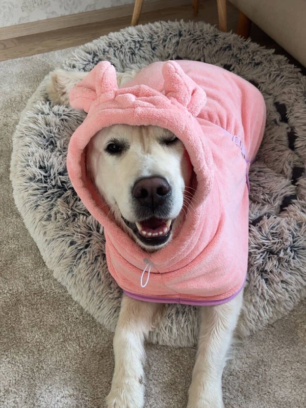Kylpytakki vaalean pinkki
