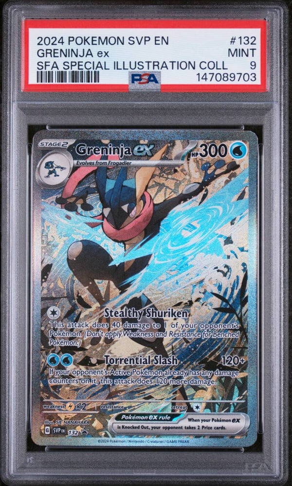 GRENINJA ex SVP 132 PSA 9