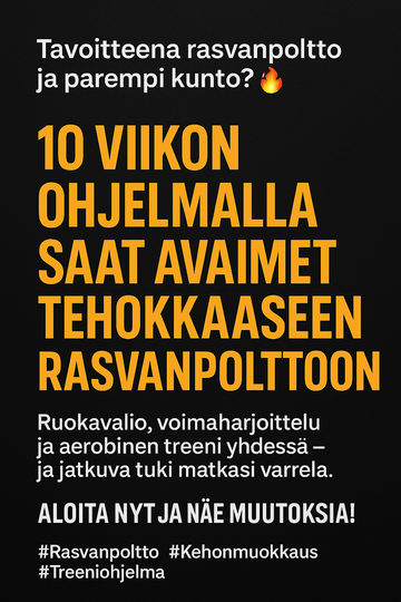 Tehokasta rasvanpolttoa, aloitus joka maanantai