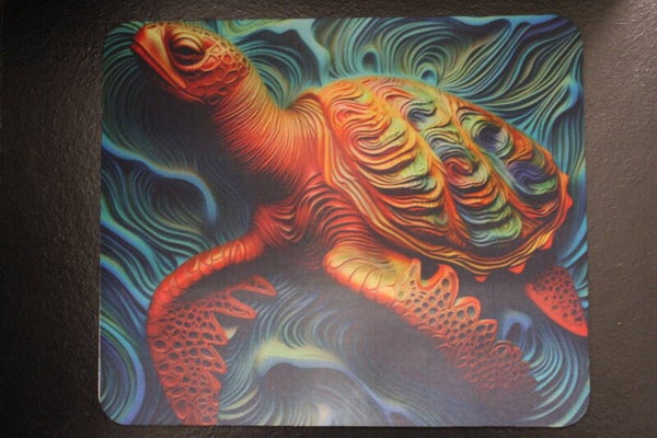 Muismat met schildpad