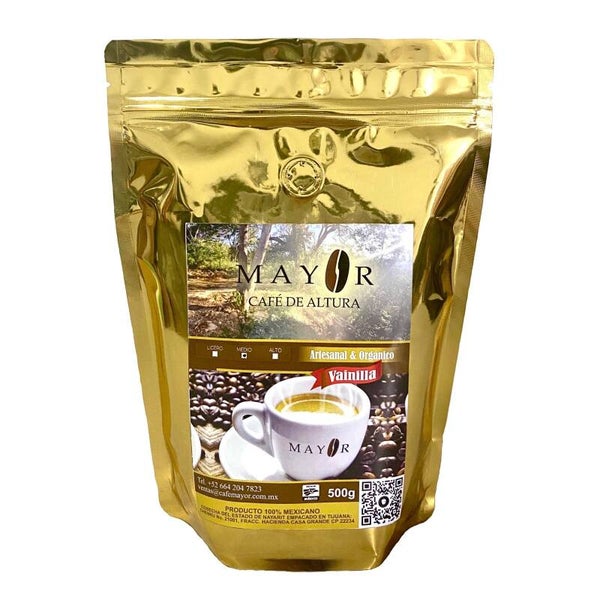 Cafe molido sabor Vainilla