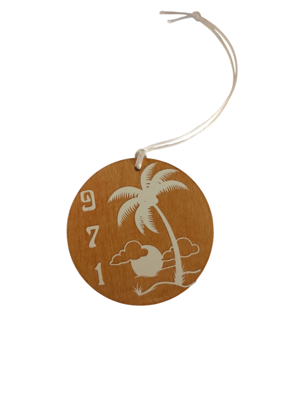 Pendentif de voiture fluorescent