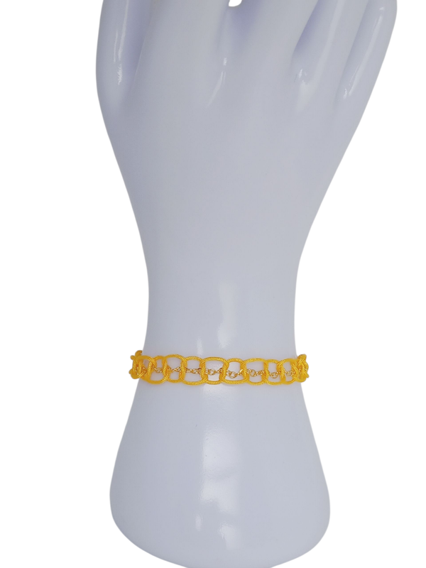 Bracelet nuage en fil