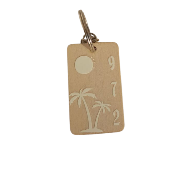 Porte clef fluorescent