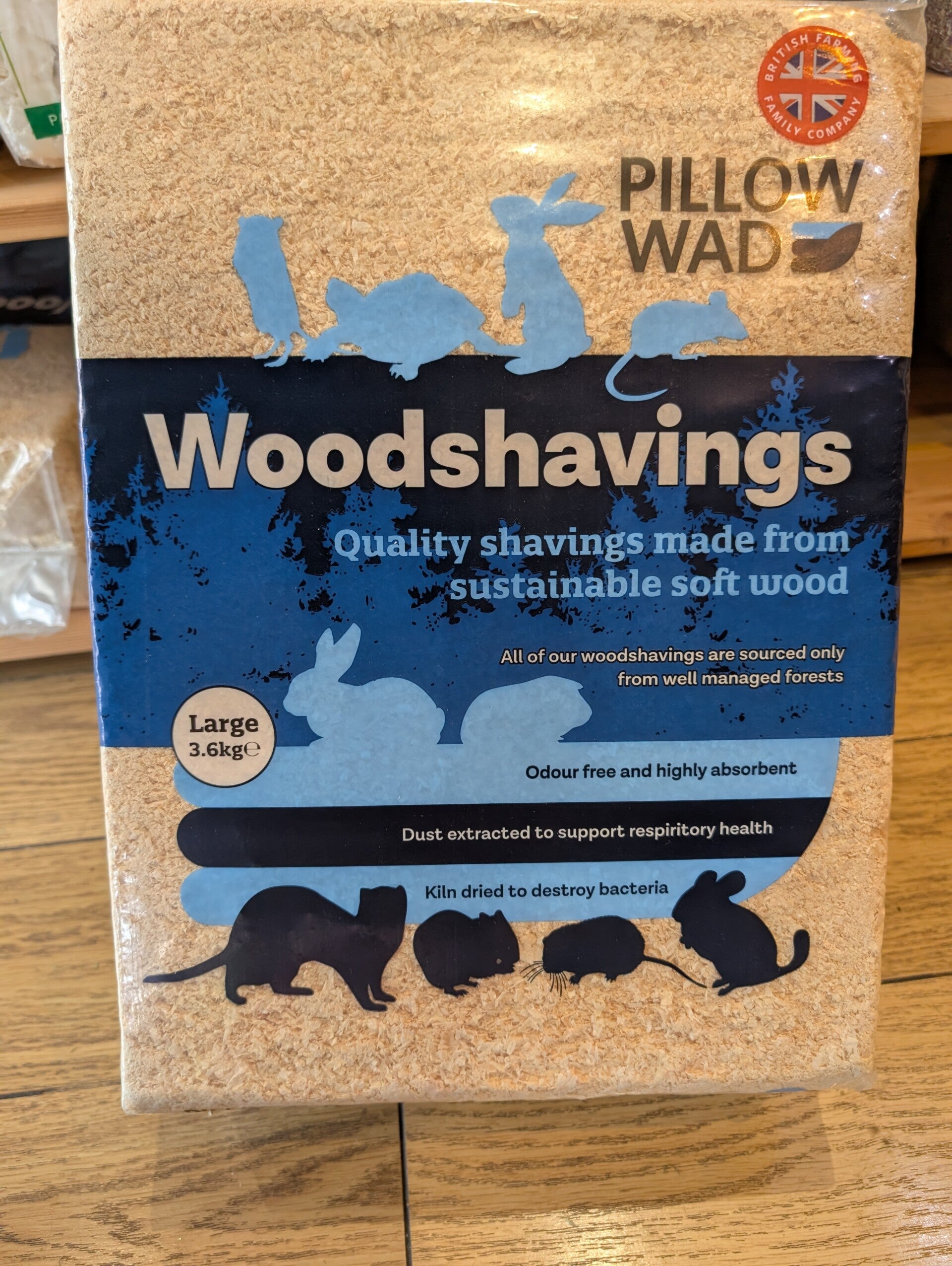 Pillow Wad Wood shavings 3.6kg