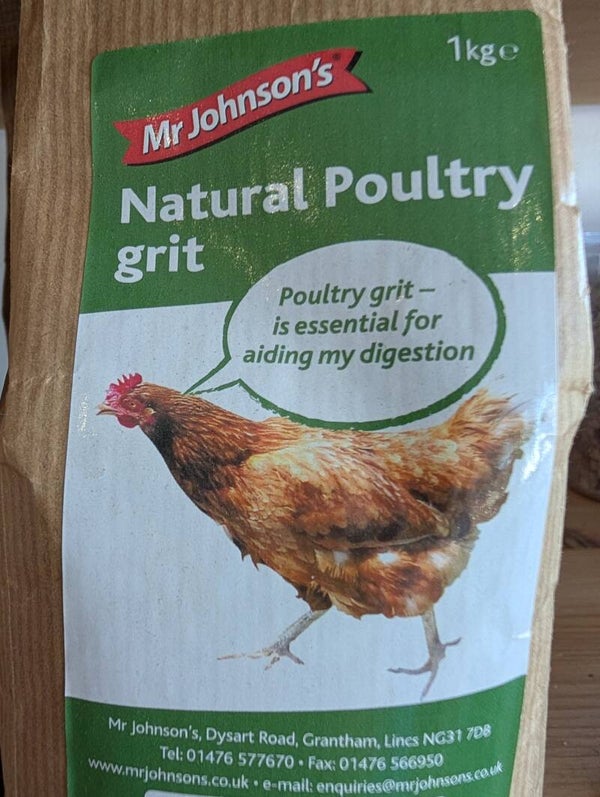 Natural poultry grit 1kg