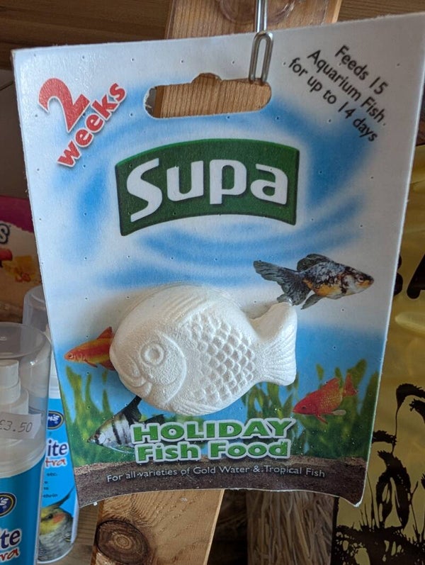 Supa holiday fish food