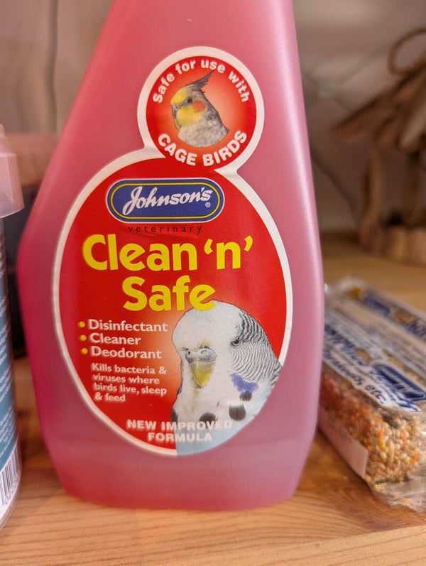 Clean n Safe for caged birds