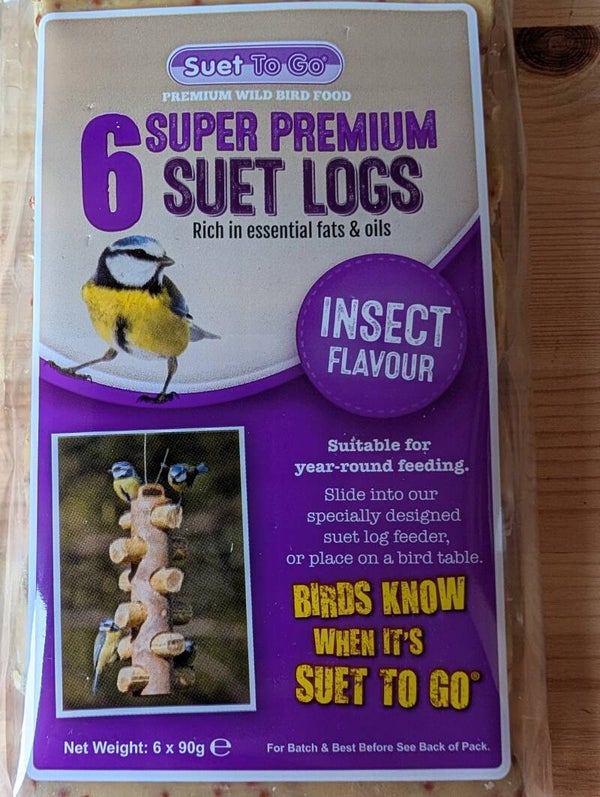 Suet to Go Logs