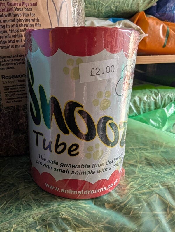 Snooze Tube with bedding
