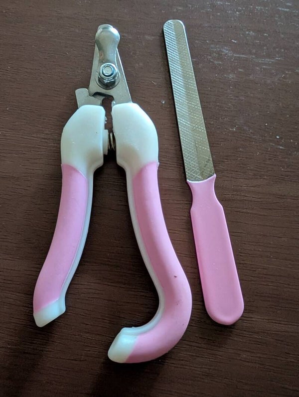 Clippers & File Set Pink