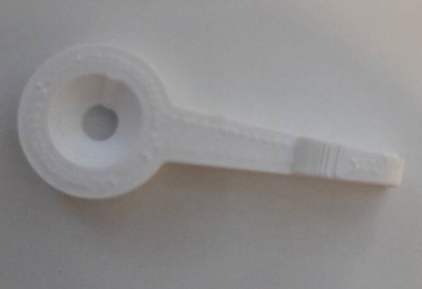 Mandensleutels in de wit in 3D geprint