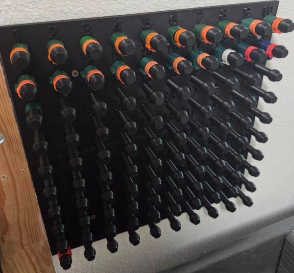 Cipringen plaat voor duiven in 3D geprint