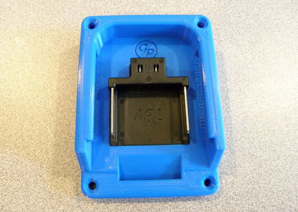 Makita accu houder in 3D geprint