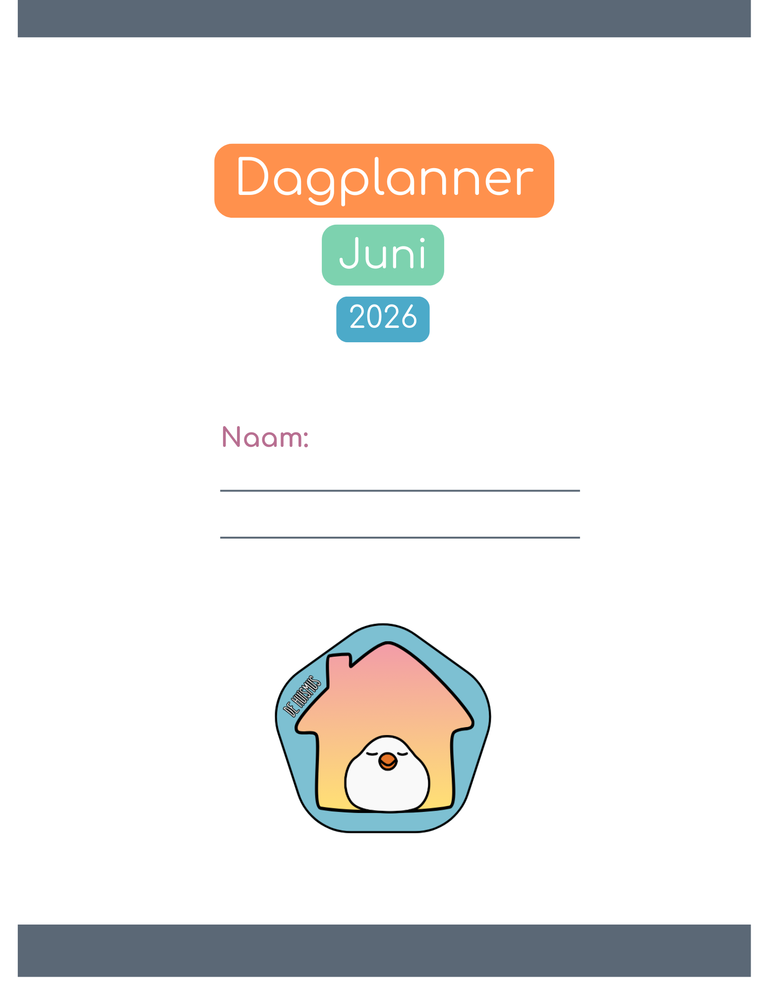 Dagplanner juni 2026