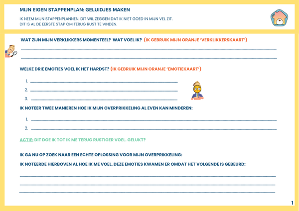 Stappenplan verklikkers: 'wat bij overprikkeling/ geluidjes maken?'