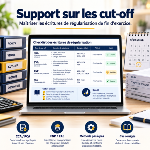 Cut-off : les écritures de régularisation