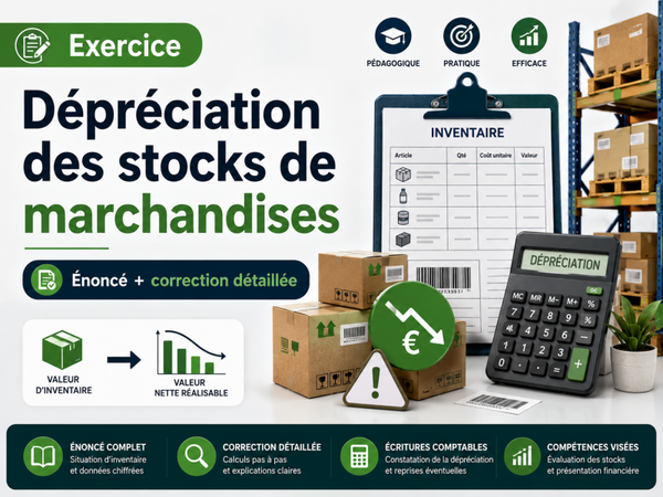 Exercice - Dépréciation de marchandise