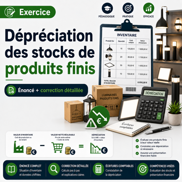 Exercice: Dépréciation de produits finis