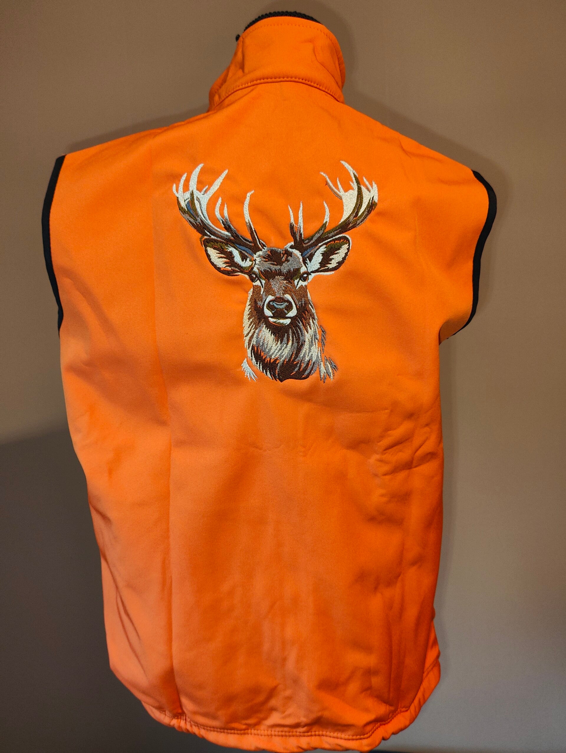 gilet orange sans manche