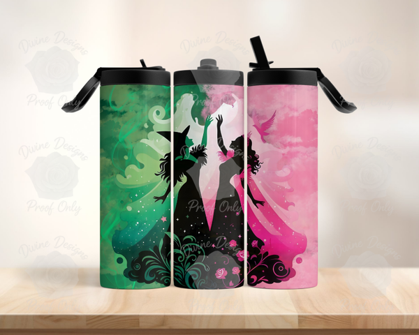 Wicked Inspired Tumbler – Silhouette Design