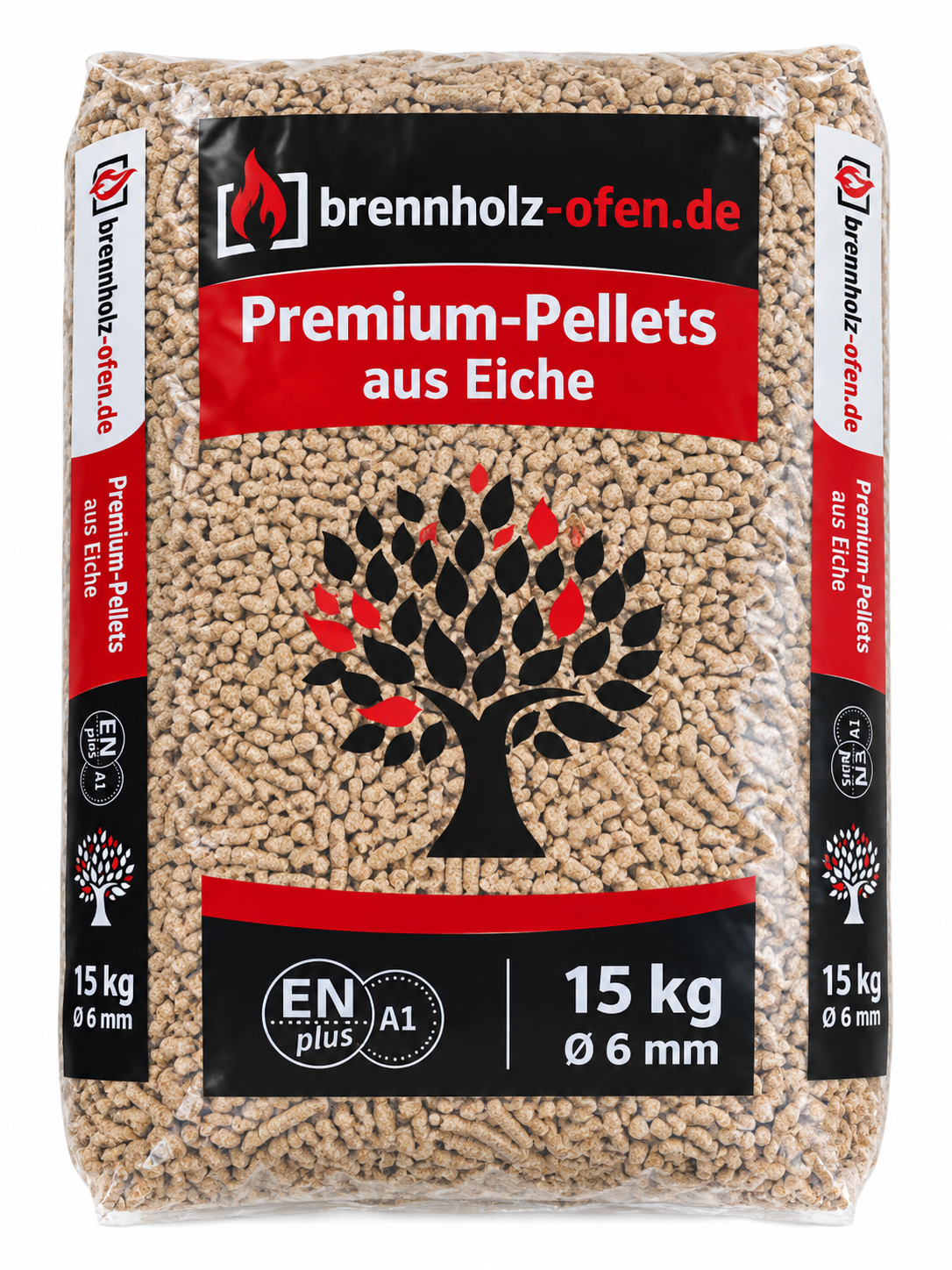 150kg Eichen-Pellets "Naturbrennstoffe" ENplusA1 inkl. Lieferung