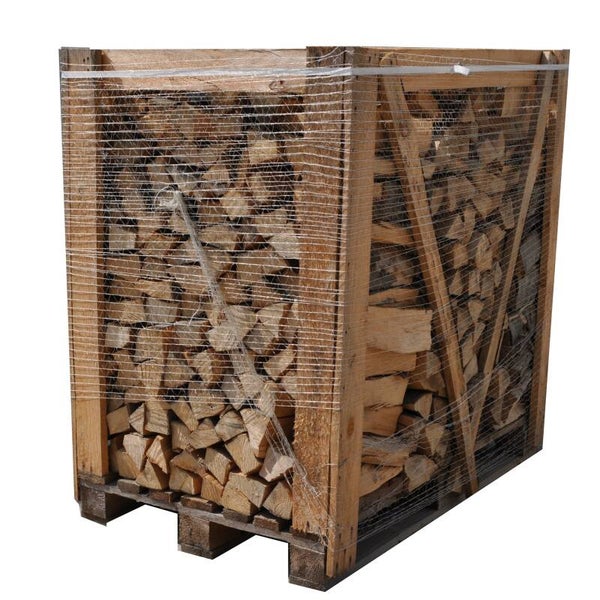 Box: 1 Raummeter Eiche-Kaminholz 33cm trocken