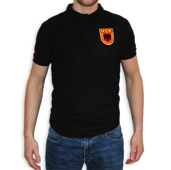 SHQIPEZ Polo-shirt UÇK | Black