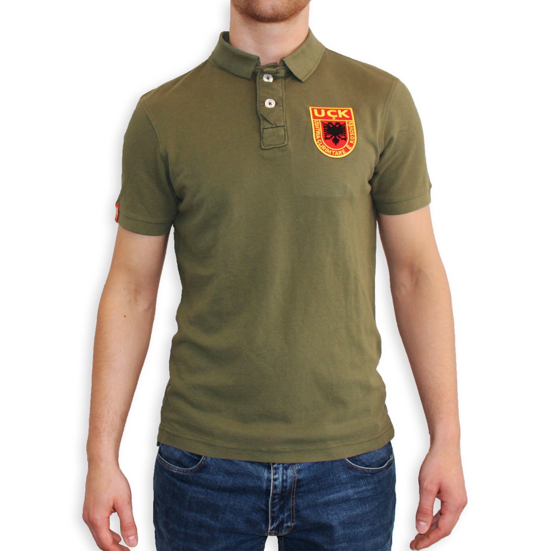 SHQIPEZ Polo-shirt UÇK | Khaki