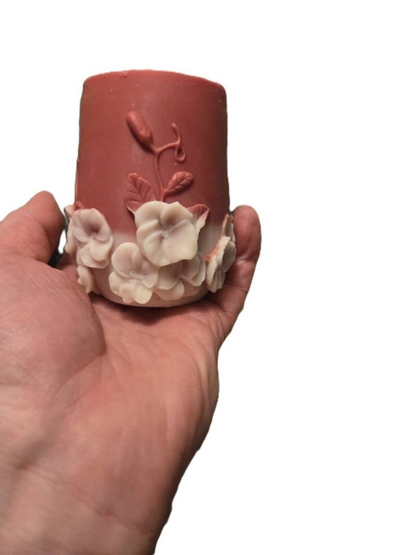 red and white floweral