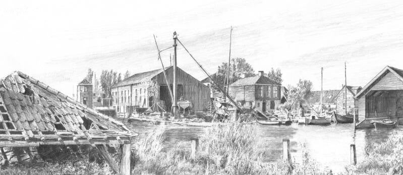 scheepswerf de Hoop in Workum