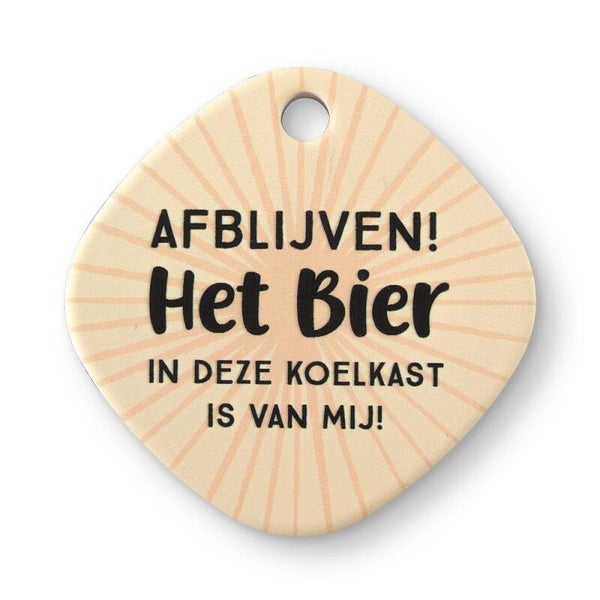 Magneet  - afblijven bier