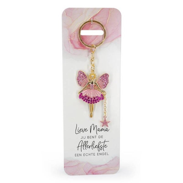 Engel sleutelhanger  - mama