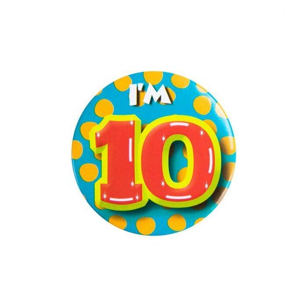 Button 10 jaar