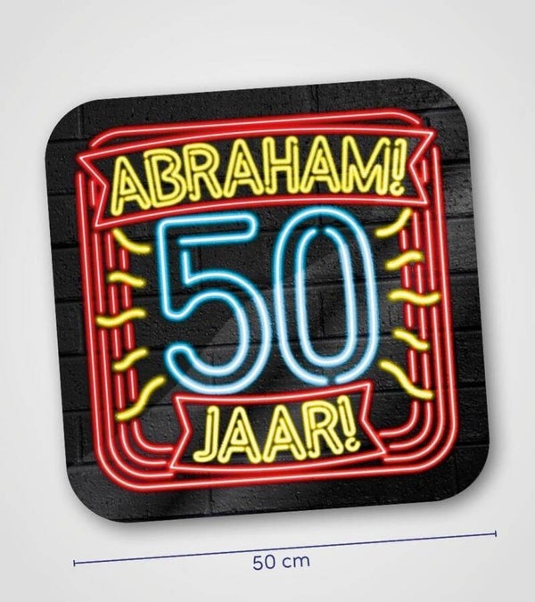 Neon huldeschild - Abraham