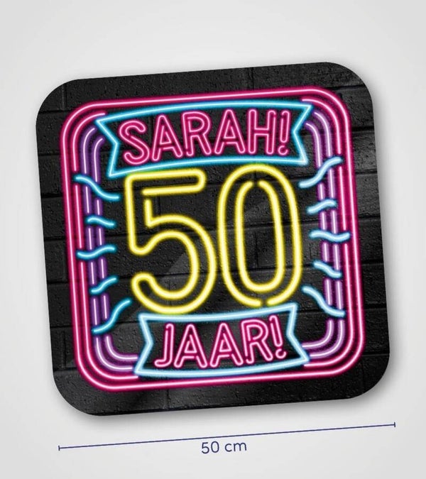 Neon huldeschild - Sarah