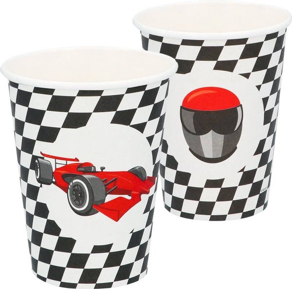 Kartonnen bekers speed race