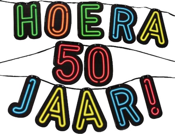 Neon slinger 50 jaar