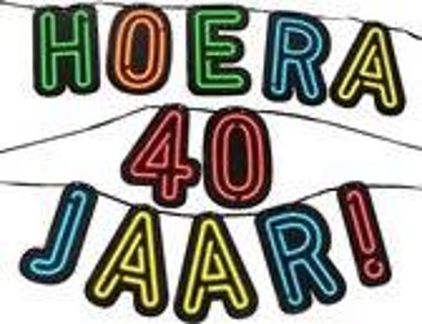 Neon slinger 40 jaar