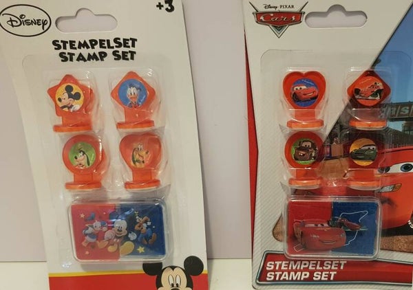 Disney stempelset verschillende soorten