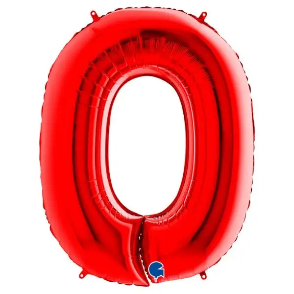 Cijfer 0 Rood