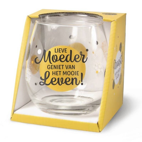 Wijn waterglas moeder