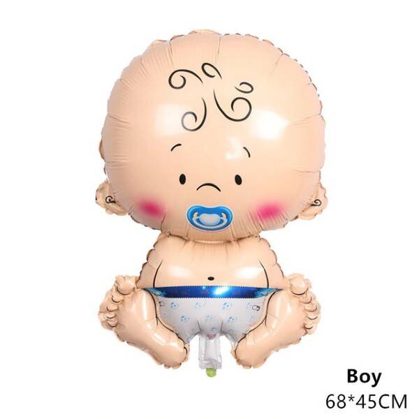 helium ballon Baby jongen blauw 68cm