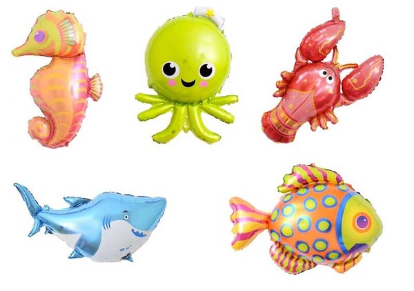 Ballonnen zeedieren 6 stuks