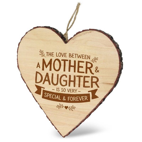 Deco hart  - mother and daughter