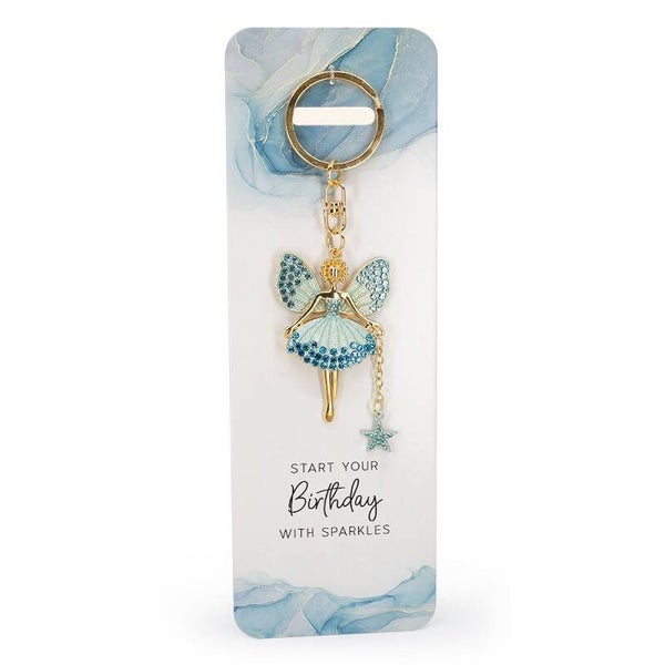 Engel sleutelhanger  - birthday
