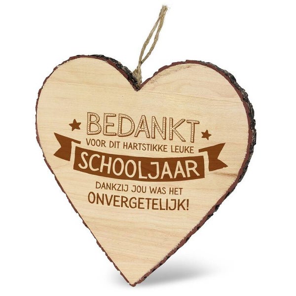 Deco hart  - schooljaar