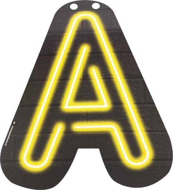 Neon letter A